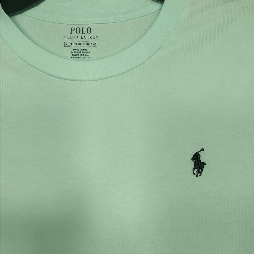 Polo Ralph Lauren Light Blue Long Sleeve Shirt size XL boys pre owned Exellent